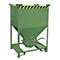 Silobehälter Typ SG 600, Einfahrtaschen, Inhalt 600 Liter, grün RAL 6011