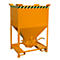 Silobehälter Typ SG 600, Einfahrtaschen, Inhalt 600 Liter, orange RAL 2000
