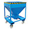 Silocontainer type SRE 375, schaarsluiting, inhoud 375 liter, gelakt, blauw RAL 5012