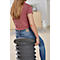 Sitness 4D kruk - ergonomisch - in hoogte verstelbaar - B 375 x D 360 x H 530-640 mm - stoffen bekleding - grijs