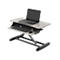 Sitz-/Steh-Schreibtischaufsatz ergotron® WorkFit-Z Mini, höhenverstellbar, bis 11,4 kg, Arbeitsfläche & Tastaturablage, integriertes Kabelmanagement