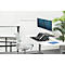 Sitz-Steh Workstation Fellowes Lotus RT, 2 Monitore 26″, höhenverstell-/ dreh-/schwenk-/neigbar, schwarz