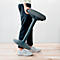 Sitz-/Stehhilfe Leitz Ergo Active, ergonomisch, höhenverstellbar, dreieckiger Komfortsitz, Schaumpolsterung, Tragegriff, bis 100 kg, dunkelgrau