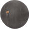 Sitzball FRANKIE, Lederimitat in Vintage-Optik, PVC-Innenball, Trageschlaufe, anthrazit