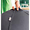 Sitzball Leitz Ergo Cosy, Stärkung der Rücken- und Rumpfmuskulatur, Stoffüberzug, ⌀ 650 mm, grau