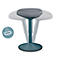 Sitzhocker Leitz Ergo Active, ergonomisch, höhenverstellbar, dreieckiger Komfortsitz, Schaumpolsterung, Tragegriff, bis 100 kg, dunkelgrau