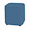 Sitzhocker TAPA Square O Type, Schurwolle, B 450 x T 450 x H 470 mm, blau