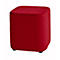 Sitzhocker TAPA Square O Type, Schurwolle, B 450 x T 450 x H 470 mm, rot