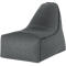 Sitzsack BOOGIE WOOGIE, Filzimitat, anthrazit , B 700 x T 1000 x H 800 mm