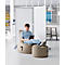 Sitzsack swing scuba®, 100% Polyester, abwaschbar, B 650 x T 900 x H 950 mm, khaki