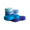 Sitzsystem TAPA Round I, Stoff, modular, mit Drehmechanismus, B 800 x H 620 mm, blau/blau