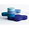 Sitzsystem TAPA Round I, Stoff, modular, mit Drehmechanismus, B 800 x H 620 mm, blau/blau