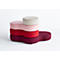 Sitzsystem TAPA Round I, Stoff, modular, mit Drehmechanismus, B 800 x H 620 mm, bordeaux/grau