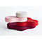Sitzsystem TAPA Round I, Stoff, modular, mit Drehmechanismus, B 800 x H 620 mm, bordeaux/grau