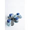 Sitzsystem TAPA Round II, Stoff, modular, mit Drehmechanismus, B 1090 x H 620 mm, grau/blau