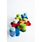 Sitzsystem TAPA Round II, Stoff, modular, mit Drehmechanismus, B 1090 x H 620 mm, rot/gelb