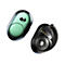 Skullcandy Push - True Wireless-Kopfhörer mit Mikrofon - im Ohr - Bluetooth - Psychotropical Teal