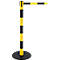 Slagboom RS-Guidesystems GLAG 28, bandverlenging 2300 mm, geel-zwart/ geel-zwart