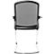 Sledestoel Topstar OPEN CHAIR 100, ergonomische rugleuning, zwart, 2 stuks in 1 doos