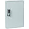 Sleutelkast ELO, met 30 haken, met beveiligde haken, elektrisch slot incl. 9 V blokbatterij, lichtgrijs RAL 7035