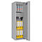 Sleutelkluis STC 1-128 Combi, klasse I volgens EN 1143-1, 128 haken, 6 ordners, 1 legbord, dubbelbaard slot, lichtgrijs RAL 7035