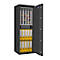 Sleutelkluis STC 2-400 Combi, klasse I volgens EN 1143-1, 400 haken, 10 ordners, 2 legborden, dubbelbaard slot, grafietgrijs RAL 7024