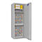 Sleutelkluis STC 2-800 Combi, klasse I volgens EN 1143-1, 800 haken, 2 ordners, 1 legbord, dubbelbaard slot, lichtgrijs RAL 7035