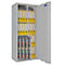 Sleutelkluis STC 3-448 Combi, klasse I volgens EN 1143-1, 448 haken, 18 ordners, 2 + 4 legborden, dubbelbaard slot, lichtgrijs RAL 7035