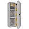 Sleutelkluis STC 4-800 Combi, klasse I volgens EN 1143-1, 800 haken, 20 ordners, 1 + 4 legborden, dubbelbaard slot, lichtgrijs RAL 7035