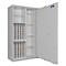 Sleutelkluis STC 4-800 Combi, klasse I volgens EN 1143-1, 800 haken, 20 ordners, 1 + 4 legborden, dubbelbaard slot, lichtgrijs RAL 7035