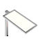 SLV Werklamp LED vloerlamp, touch dimmer, 7600 lumen, 79 W, 200-240 V, PIR sensor, vaste LED's, L 692 x B 310 x H 1950 mm, zilver