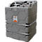 Smeermiddelentank CEMO CUBE Indoor Basic, 230 V elektrische pomp, 9 l/min, B 1200 x D 800 x H 1740 mm, 1000 l volume
