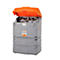 Smeermiddelentanksysteem CEMO CUBE Outdoor Premium, 230 V elektrische pomp, 15 m slang, scharnierend deksel, inhoud 1000 l