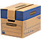 SmoothMove FastFold verhuisdoos, 37,5 L, 2-laags golfkarton, H 310 x B 327 x D 429 mm, 5 stuks, bruin