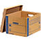SmoothMove™ Prime FastFold® archiefdoos, 47,5 l inhoud, voorgedrukte etiketvelden, afneembaar deksel, draaggrepen, stapelbaar, FSC® karton, 100% recyclebaar, 5 stuks