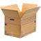 SmoothMove Standaard verhuisdoos, 2-laags golfkarton, etikettenveld, 350 x 350 x 550 mm, 67 L, 10 stuks