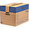 SmoothMove verhuisdoos FastFold extra groot, 127 L, 2-laags golfkarton, H 463 x B 480 x D 632 mm, 5 stuks, bruin