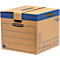 SmoothMove verhuisdoos FastFold groot, 85 L, 2-laags golfkarton, H 412 x B 480 x D 470 mm, 5 stuks, bruin
