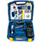 Snoerloze heteluchtblaasset Rapid RX1000, LCD-display, luchtvolumeregeling, tot 550°C, incl. Bosch oplaadbare accu