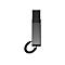 snom HD30LA - Telefon mit Schnur - Gun Metal Black