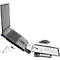 Socle pour PC portables Ergo-Q 260 BakkerElkhuizen, jusqu'à 15,6', 5 niveaux de réglage de la hauteur, avec porte-documents