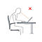 Socle pour PC portables Ergo-Q 260 BakkerElkhuizen, jusqu'à 15,6', 5 niveaux de réglage de la hauteur, avec porte-documents
