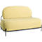 Sofa ADMIRAAL, Retro-Look, B 1245 x T 710 x H 770 mm, safran