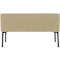 Sofa Leyform LIV, 2-zits, rechthoekig, B 1270 x D 620 x H 740 mm, met armleuningen &amp; glijders, stoffen bekleding, beige