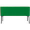 Sofa Leyform LIV, 2-zits, rechthoekig, B 1270 x D 620 x H 740 mm, met armleuningen &amp; glijders, stoffen bekleding, groen