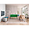 Sofa Leyform LIV, 2-zits, rechthoekig, B 1270 x D 620 x H 740 mm, met armleuningen &amp; glijders, stoffen bekleding, groen