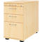 Sokkel Breno 13336, lade voor schrijfgerei en hangmappen, B 428 x D 800 x H 720-760 mm, spaanplaat, esdoorn
