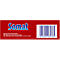 Tarjeta publicitaria roja y amarilla con imágenes de productos Somat. Instrucciones paso a paso, también pruebe: Somat, limpiador de máquinas intensivo y limpiador de máquinas. www.somat.de.