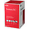 A red and white box labeled "Sontara EC." Additional information and symbols are printed on the box.
