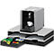 Sortierstation Set Styro styrodoc Trio, 4 Fächer, schwarz-grau/schwarz
